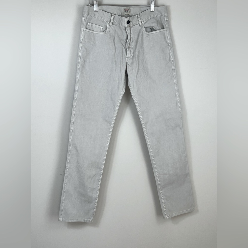 Faherty Light Gray Chinos